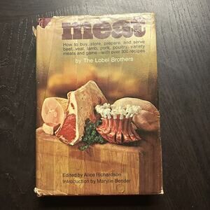 Meat by The Lobel Brothers 1971 Hardcover & Dust Jacket Book